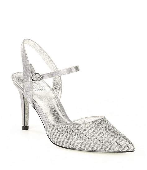 adrianna papell hadleigh metallic glitter fabric dress pumps|adrianna papell dresses.